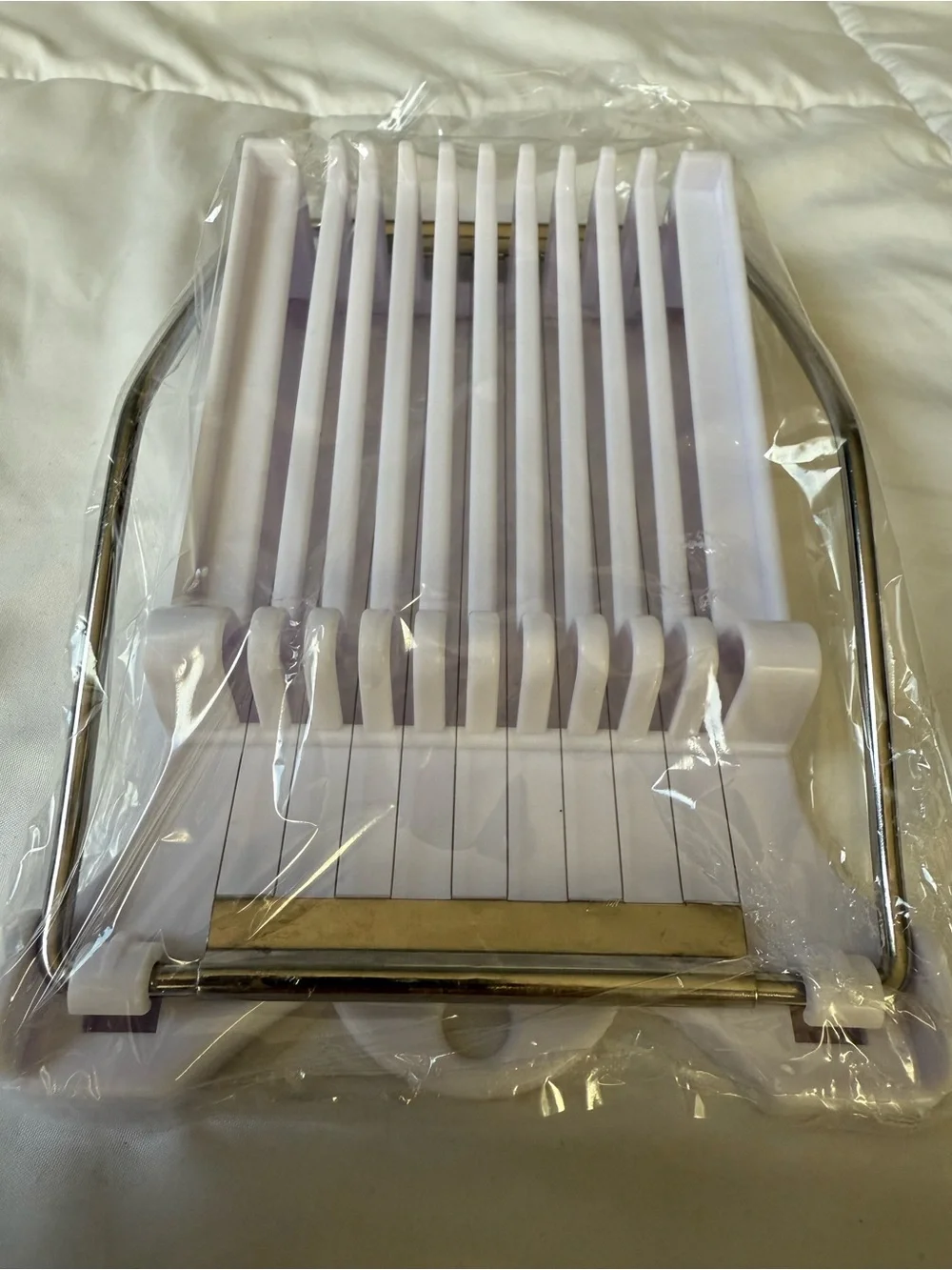 White Egg Slicer and Divider - Home Party Supplies